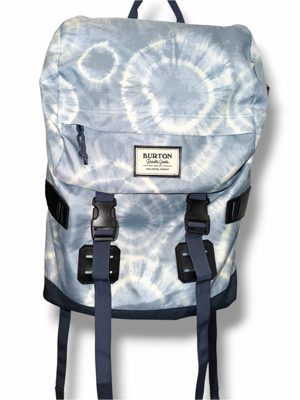 Burton Tinder Grateful Shibiri Blue Tie-Dye Canvas Backpack - Men